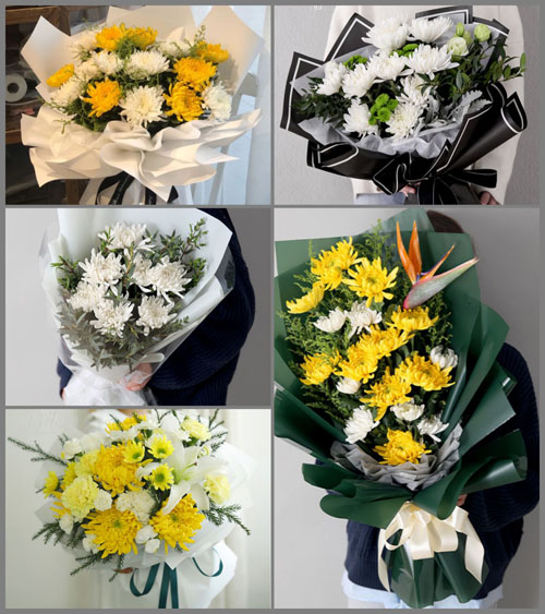 四川达州万源市铁矿乡白事花束代送